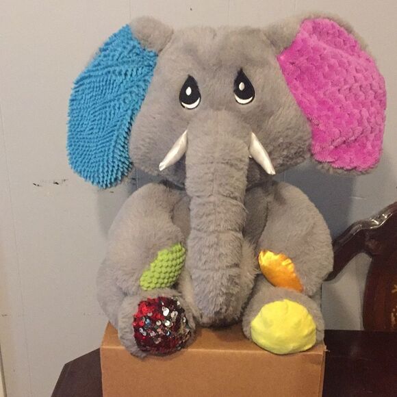 Sensory Plush Elephant Ellie - Picture 1 of 7